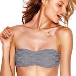 PINK Victoria’s Secret lace bandeau bralette